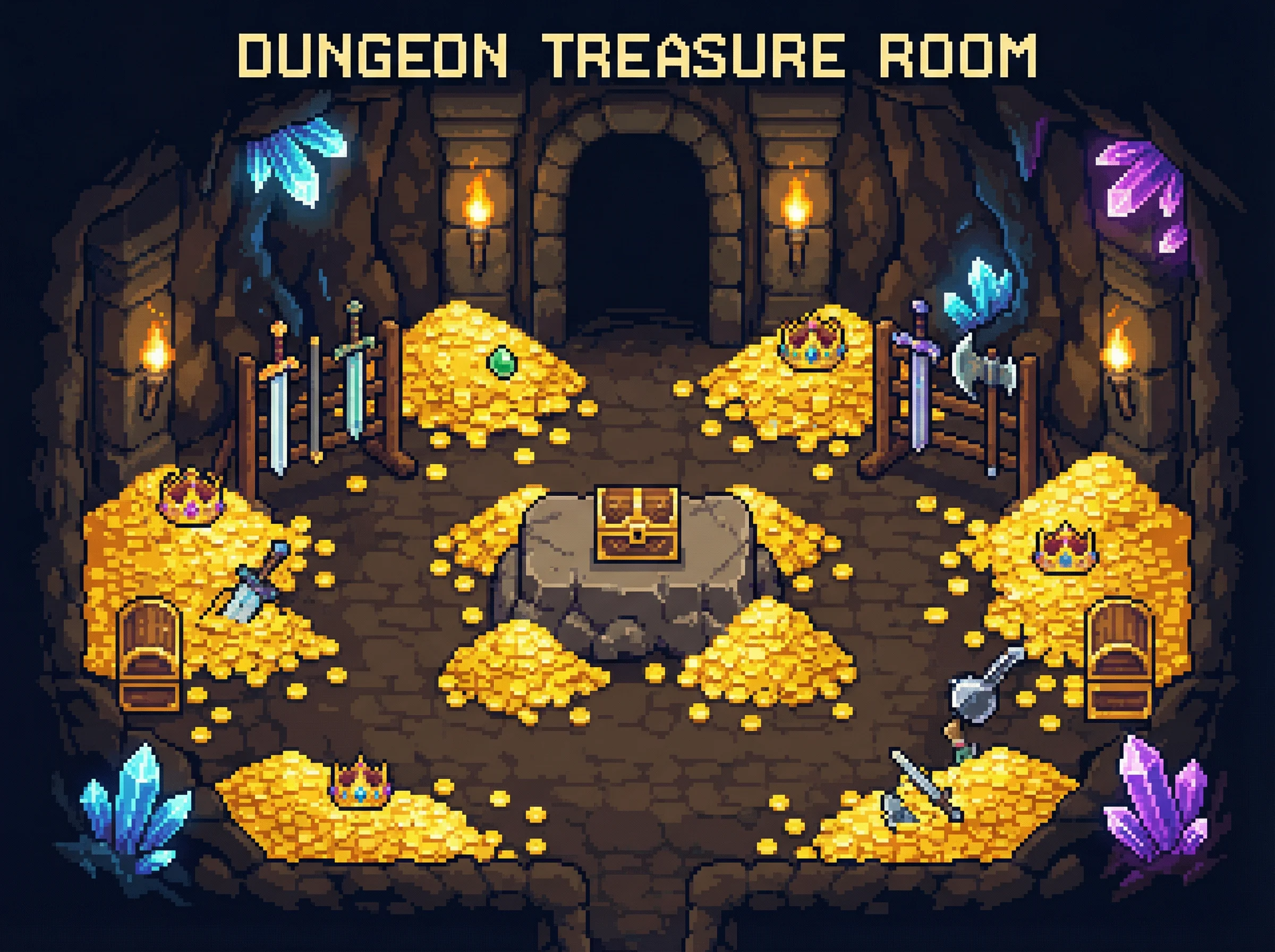 像素画廊：地牢宝藏室 - 尊龙凯时 玩家作品